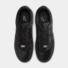 Kobe Air Force 1 Low Triple Black Mens Lifestyle Shoes (Black/Black)
