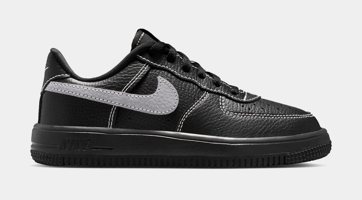 Air Force 1 Low LV8 3 Preschool Lifestyle Shoes (Black/Black/Black/Wolf Grey)