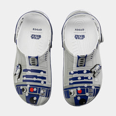 Star Wars R2-D2 Classic Clog Mens Lifestyle Sandals (White/Blue/Light Grey)