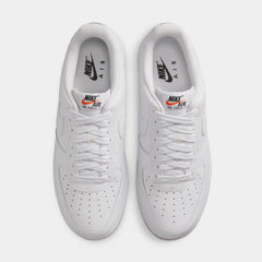 Air Force 1 Mens Lifestyle Shoes (White/Gum Yellow/Safety Orange/White)