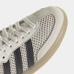 Samba OG Open Mesh Womens Lifestyle Shoes (Off White/Carbon/Gold Metallic)
