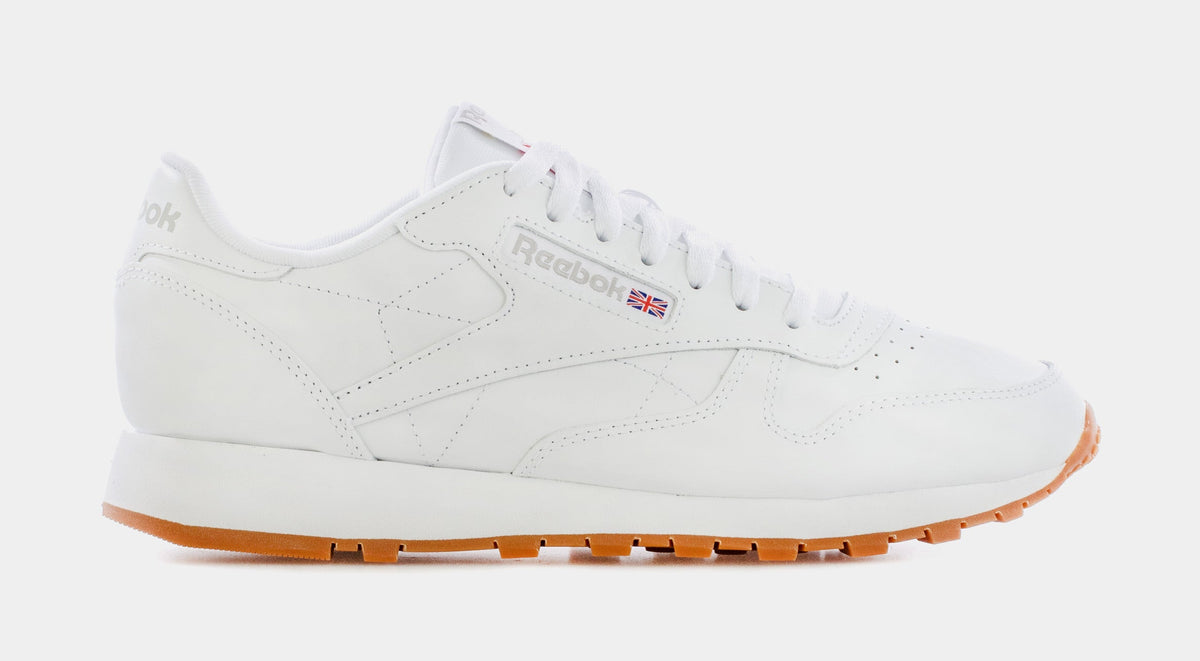 Classic Leather Mens Lifestyle Shoes (White)