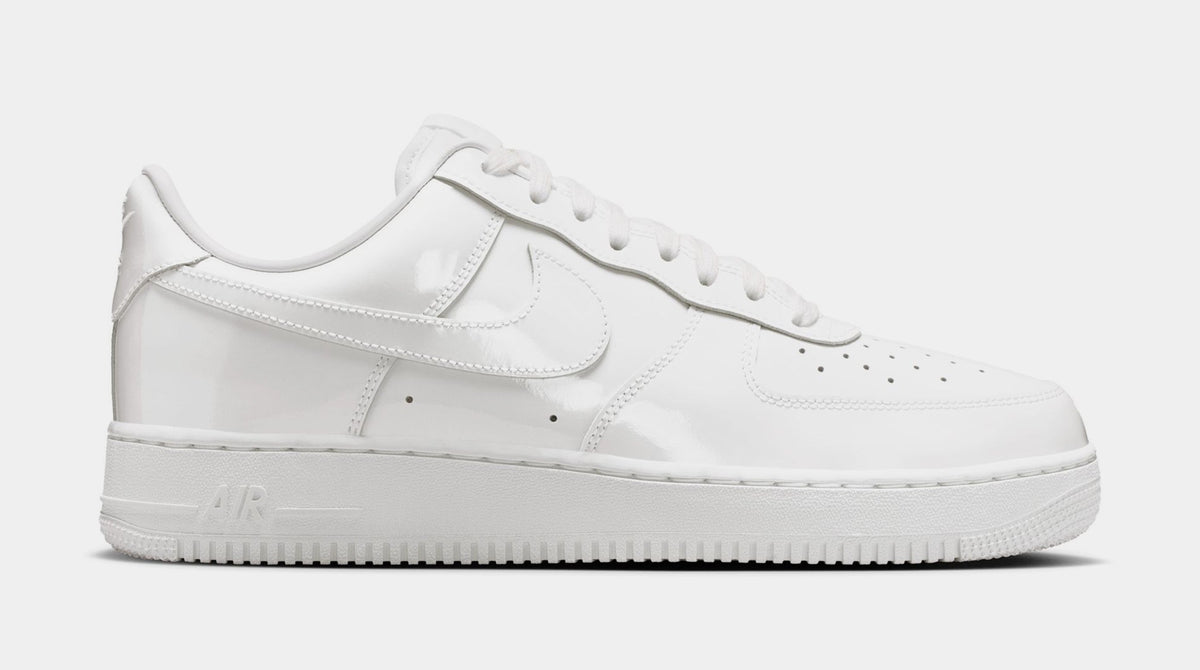 Air Force 1 '07 Patent Leather Mens Lifestyle Shoes (White/White)