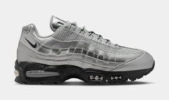 Air Max 95 Big Bubble Mens Running Shoes (Metallic Silver/Black/Black)