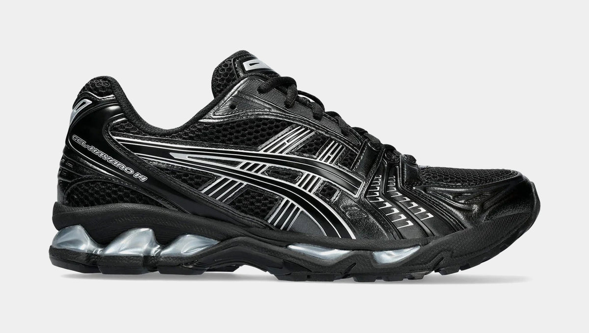 Gel Kayano 14 Mens Running Shoes (Black/Pure Silver)