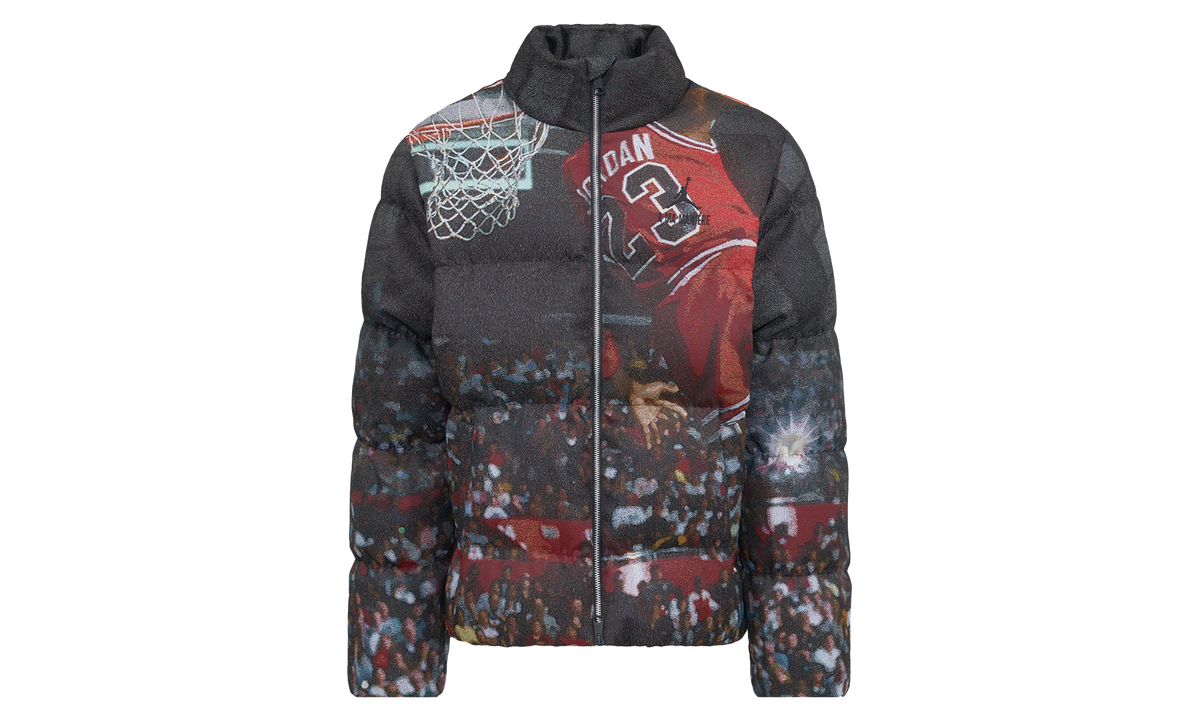 Air Jordan X A Ma Maniere All Over Print Puffer Jacquard Down Fill Jacket "Multicolor" DR1418 045