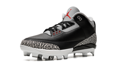 Air Jordan 3 Cleats "Black Cement" FZ8627 001