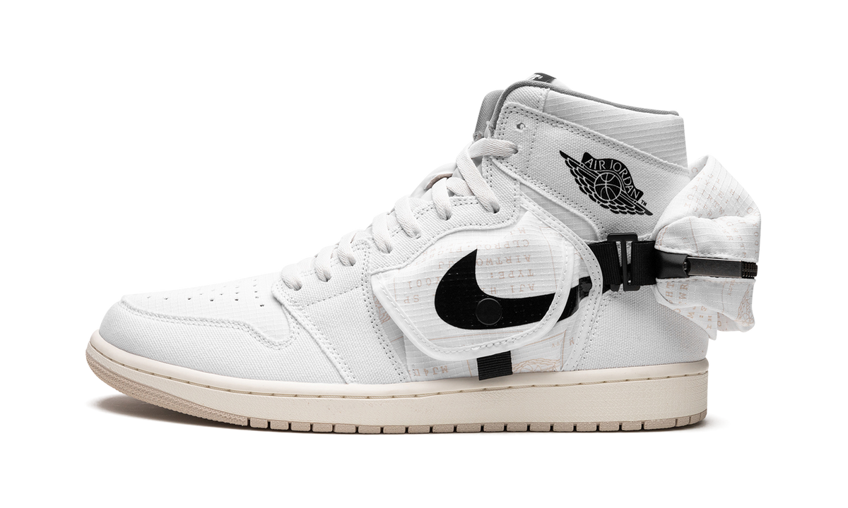 Air Jordan 1 Utility "WHITE BLACK" DO8727 100