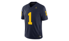 Air Jordan NCAA Michigan Wolverines Home Limited Jersey "Navy" CQ7394 419