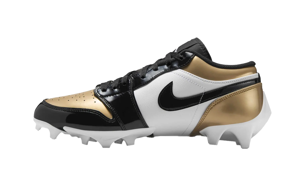 Jordan 1 Low TD Cleat "Patent Gold Toe" FJ6245 701