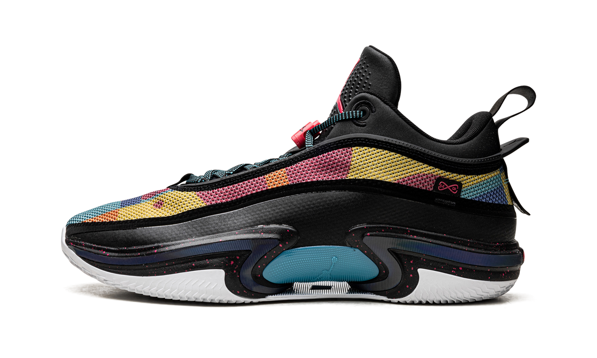 Jordan 36 Low "Black Multi-Color" DH0833 063