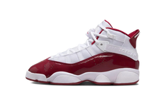 Jordan 6 Rings GS "White Team Red" 323419 165