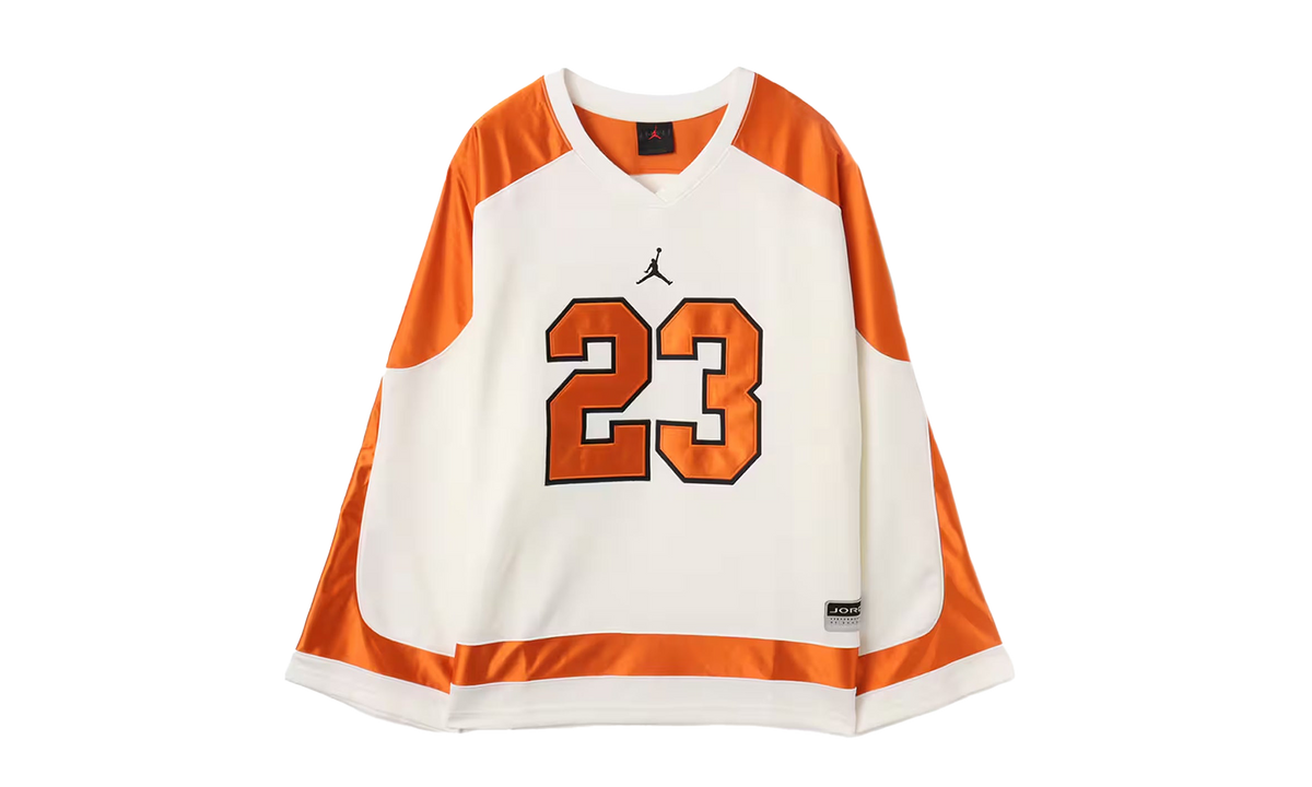 Air Jordan Brooklyn Collegiate Hockey Jersey "White / Orange" HV0109 133