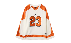 Air Jordan Brooklyn Collegiate Hockey Jersey "White / Orange" HV0109 133
